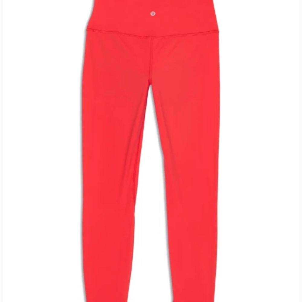 Lululemon Athletica Vibrant Red Leggings